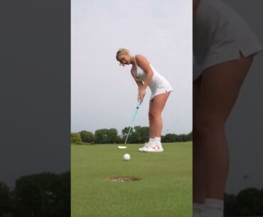This golf babe is breaking the internet, one shot at a time! #HoleInOne