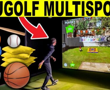 ULTIMATE Golf Simulator ADD-ON! TruGolf Multisport Arcade! (FULL REVIEW)