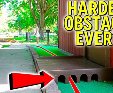 Some of the HARDEST Mini Golf Obstacles Ever!