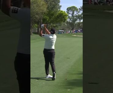 Byeong Hun An Iron Shot Down the Line 2025 #byeonghunan #pgatour  #golfswing #golf