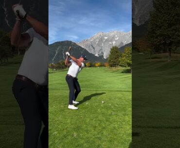 How far would you hit this?  #golf #golfcourselife #mountains #golfcourse