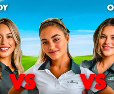 College Girls Golf Match