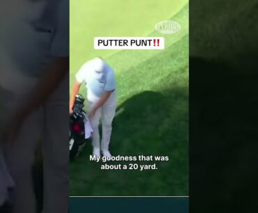 Unreal hang time on this putter punt 👏