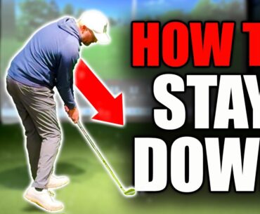 Master How To Stay Down Through The Ball
