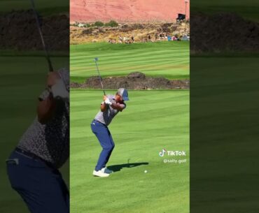 Wesley Bryan 519 yard Par 4 at Black Desert #saltygolf #golf #utahgolf #pga #golfing #bryanbrosgolf