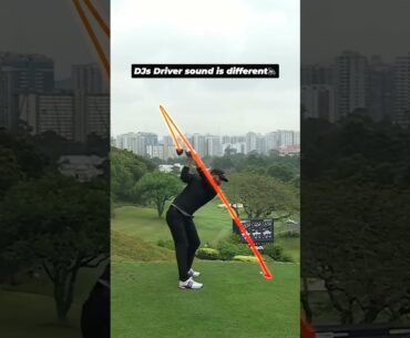 Power Hitter Dustin Johnson Fantastic Swing Motion & Slow Motion 2025