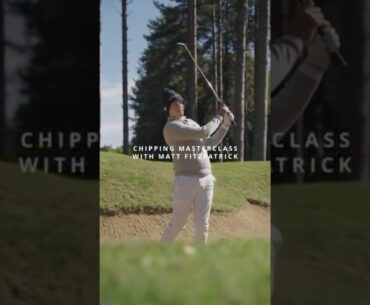 Chipping Masterclass with major winner Matt Fitzpatrick 🔥🏌🏼‍♂️#golf #golftips #golfer