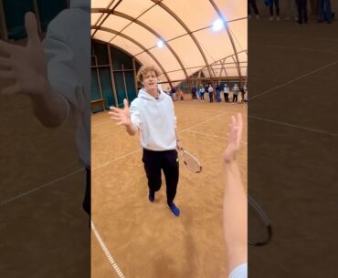 POV: You’re Hitting With Jannik Sinner #tennis