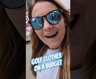High street Golf Clothes #budget #golfclothes  #moneysavingtips #moneysaving #golfer #golffashion
