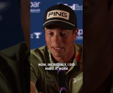 'It’s still not great' Viktor Hovland offers an honest take on the state of his swing after winning