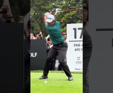 hideki matsuyama swing DRIVER  slow motion