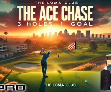 NEW SERIES! ★ The Loma Club ★ on GSPro and Square Golf Launch Monitor At Home Budget Simulator!