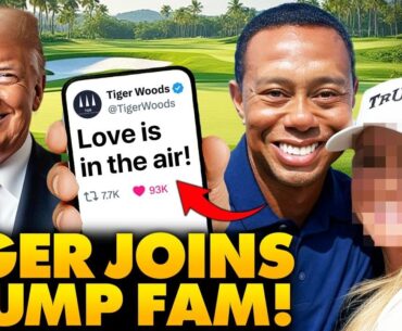 Tiger Woods Stuns World, Officially Announces He's Joining The TRUMP Family | Trump's Reaction is 🔥