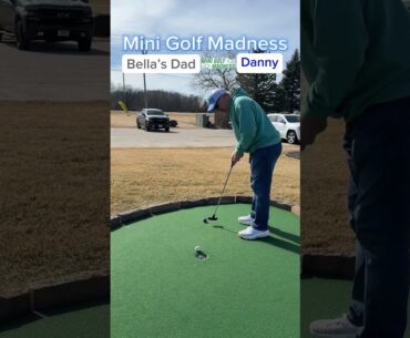 Mini Golf Madness Semi-Final | 2. Bella’s Dad vs 6. Danny (Hole 1) #minigolf