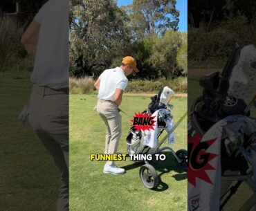 This looks funny but very EFFECTIVE for your golf swing! 😂🔥🙌🏻 #golf #golftips #golfswingtips