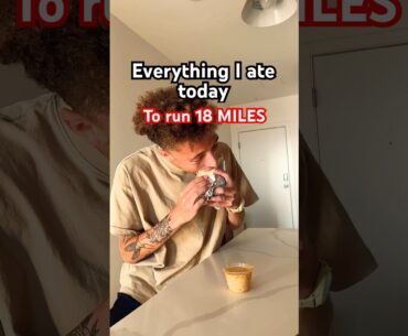 LONG RUN DAY OF EATS #trackandfield #marathon #athletics #crosscountry