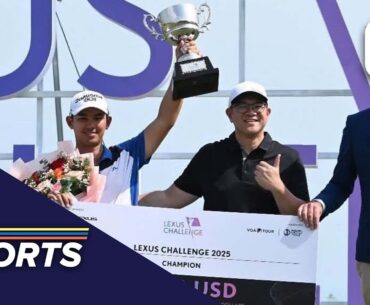 Pinoy golfer Aidric Chan, tinalo ang kapwa Pinoy na si Juvic Pagunsan upang pagharian ang...