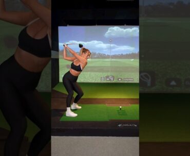 Paige Spiranac #golf #golfswing #shorts