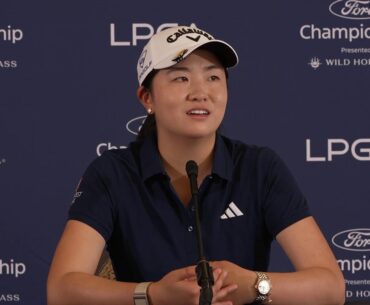 Rose Zhang speaks with the media ahead of Ford Championship presented by Wild Horse Pass