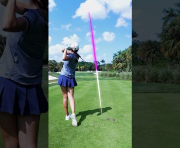 High, soft 9-iron into this Par 3. Managed to place it almost perfectly! #golf #challenge