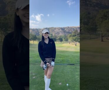 play an emotional 3 holes with me 😭 #playwithme #golf #golfvlog #losangeles #golfgirls