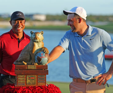 tiger woods scottie scheffler