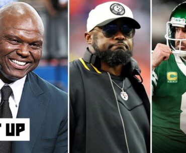 GET UP | Mike Tomlin 'can handle' Aaron Rodgers! - Booger McFarland calls out Heyward on Steelers