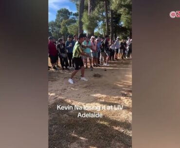 'F---ING BULL---T': Kevin Na struggles at LIV Golf Adelaide, spectators proclaim he's 'one of us'