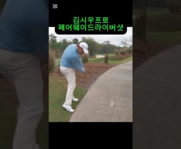 김시우프로의 패어웨이 드라이버샷 모음