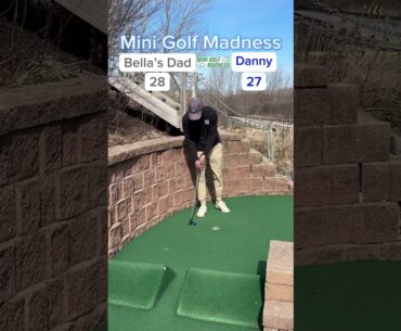 Mini Golf Madness Semi-Final | 2. Bella’s Dad vs 6. Danny (Hole 13) #minigolf