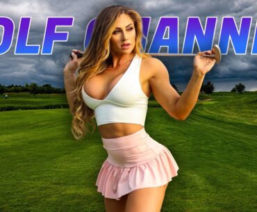 Meet Caitlin Rice, who breaks every golf course rule with her daring outfits