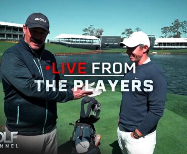 With Rory McIlroy watching, Johnson Wagner hits water on 17th | Live From The Players | Golf Channel