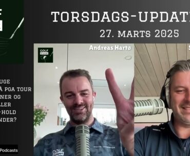 Torsdags-update #5 - fire danskere på PGA TOUR i Houston - Hartø tegner og fortæller