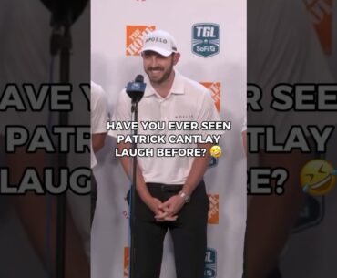 Have you ever seen Patrick Cantlay laugh before? Keith got him to after the ADGC won the TGL Finals