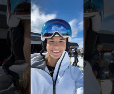 Can’t beat the views in the mountains 🏔️ #skiing