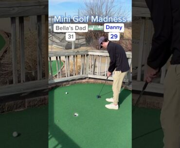 Mini Golf Madness Semi-Final | 2. Bella’s Dad vs 6. Danny (Hole 14) #minigolf