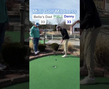 Mini Golf Madness Semi-Final | 2. Bella’s Dad vs 6. Danny (Hole 15) #minigolf