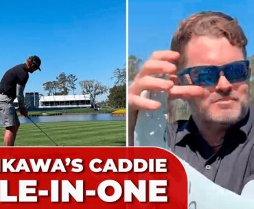 COLLIN MORIKAWA'S CADDIE stuns TPC SAWGRASS with incredible HOLE-IN-ONE on 17th