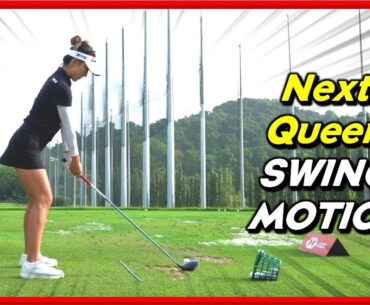 Next LPGA Queen "Muni He" Iron-Wood-Driver Swings & Slow Motions