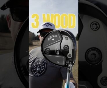 Testing out the @callawaygolf Elyte Titanium Fairway Wood. #golfclubs #golfgear #golfswing