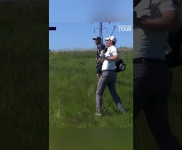 Unreal Chip-in! Bernd Wiesberger’s Magic Touch at Made in Himmerland 😮👌🏼 #GolfHighlights