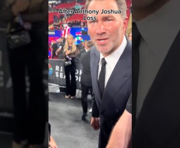 Eddie Hearn loses his head after Joshua got KO'd 😭#Boxing #EddieHearn #AnthonyJoshua #DanielDubois