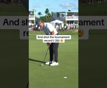The moment Karl Vilips became a PGA Tour champion. #TaylorMade #golf