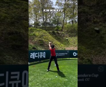 PGA KOREA Kim Minkyu Golf Driver Iron Swing Collection