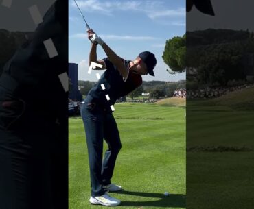 Nicolai Hojgaard IRONS GOLF SWING SLOWMOTION  - TAKE AWAY DRILLS