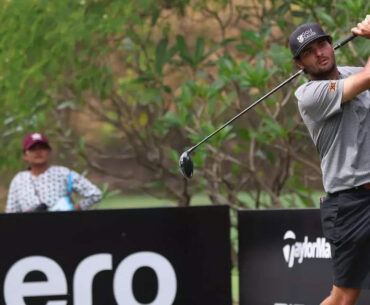 Indian Open golf: Eugenio Chacarra commands the course on windy day | Golf News