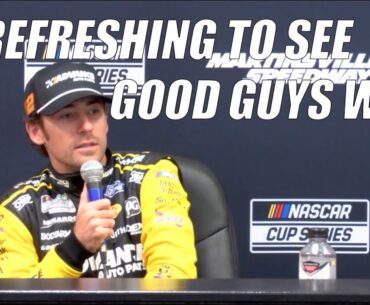 Why Did Ryan Blaney Congratulate Daniel Hemric?