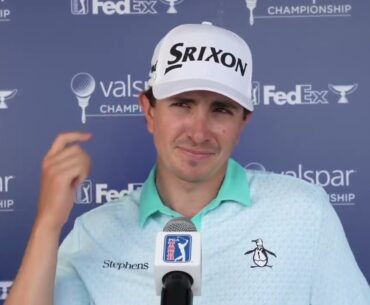 Nico Echavarria's breathing exercises when things don't go well on the golf course
