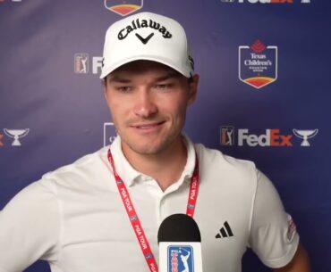 Rasmus Højgaard Breaks Down His 7-Under Start and Chasing Scottie Scheffler