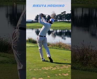 리쿠야 호시노(JPN) 정확한 아이언 임팩트  #golf #골프스타 #골프 #아름다운골프장 #골프스윙 #golfswing #골프레슨